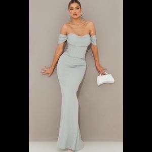 Sage Corset Dress - Pretty Little Thing